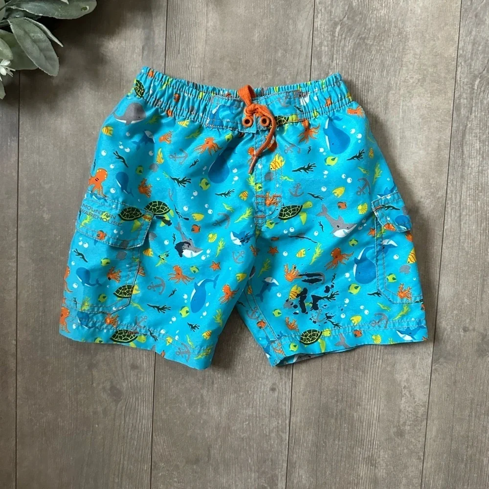 Mountain Warehouse Toddler Boy’s Ocean Adventure Blue Vibrant Swim Trunks